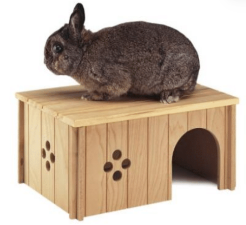 Wooden Rabbit House SIN4646 33x23.6x16cm