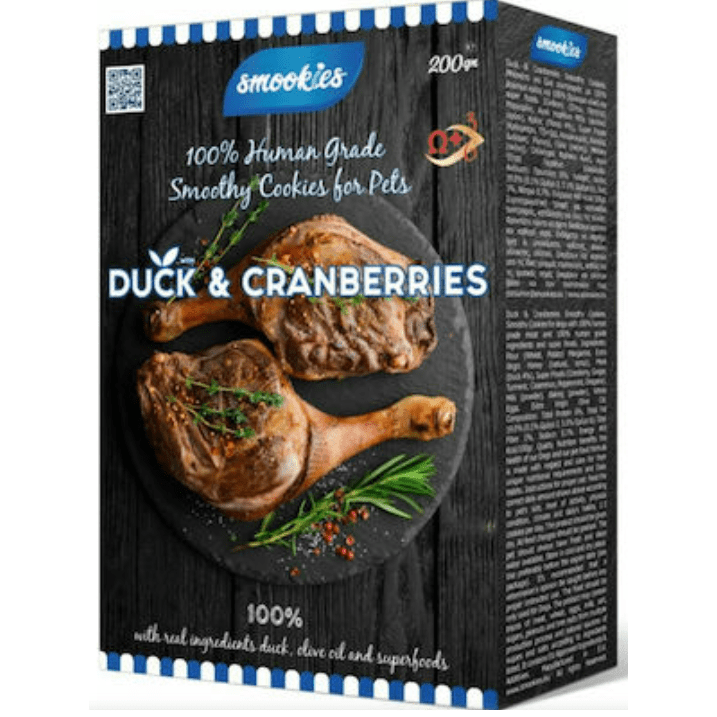 Smookies Duck & Cranberry Biscuits 200gr