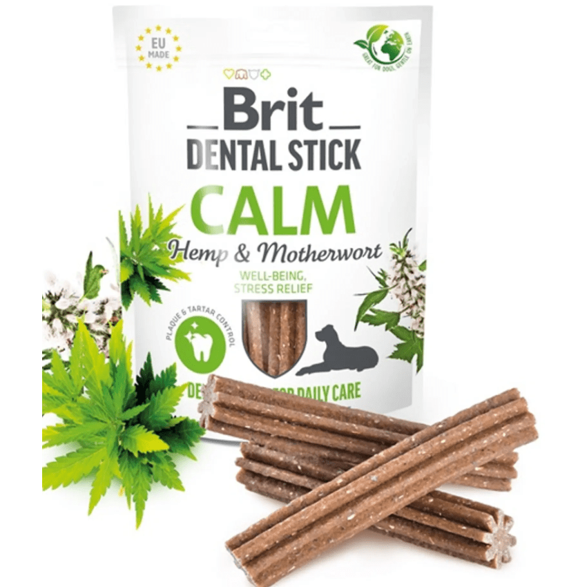 Brit Dental Stick Calm Hemp & Materwort 251g