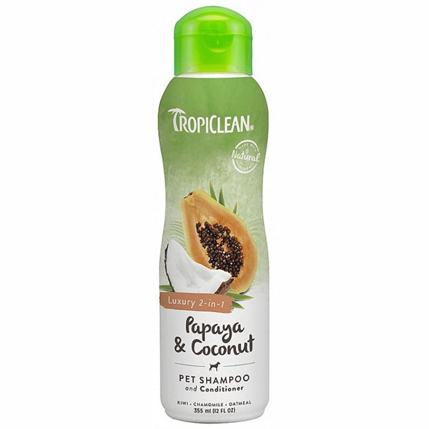 Tropiclean Dog Shampoo Papaya & Coconut 355ml