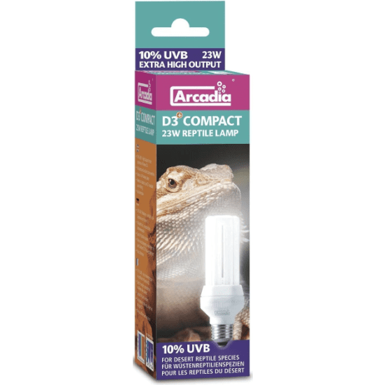 Arcadia D3+ Compact Bulb, 10%, 23 Watt