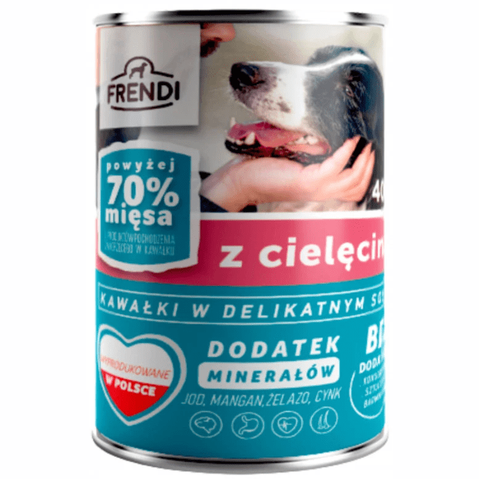 Frendi Dog Veal Chunks in Sauce 400gr