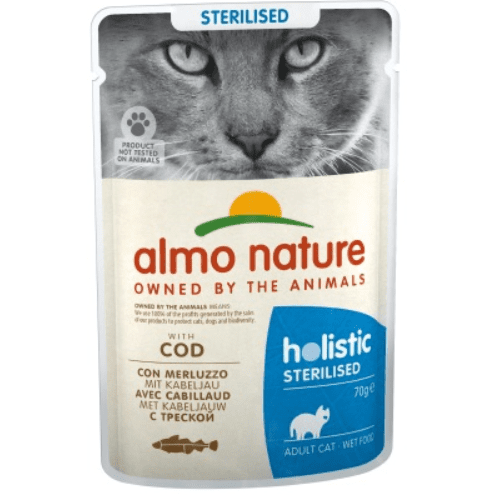 Almo Nature PFC Sterilised Cod Fish 70gr