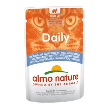 Almo Nature Daily Cats Cod & Shrimps 70gr