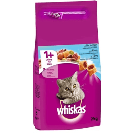 Whiskas Adult Dry Cat Food with Tuna 2kg