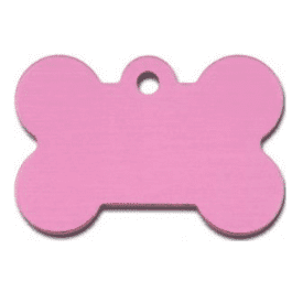 Pink Bone I.D Tag 3.8x2.4cm