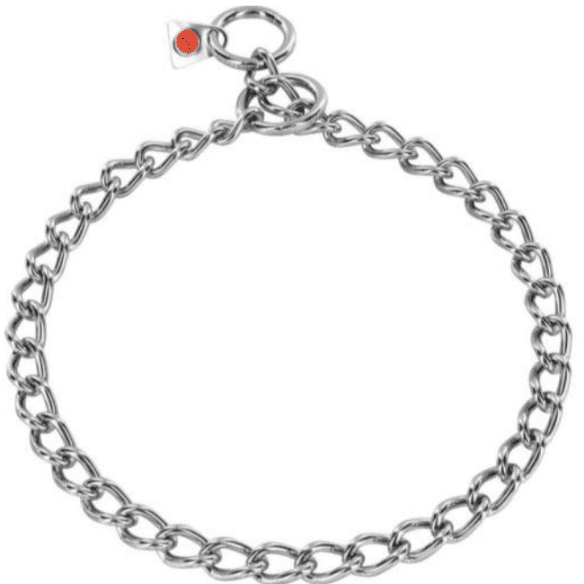 Sprenger Choke Chain Round Links Stainless Steel 55cm 3mm