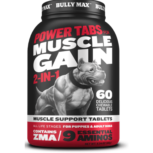 Bully Max Muscle Builder Supplement for Dogs, 60tabs