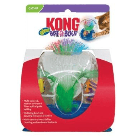 Kong Glow Bat A Bout Aquarium Cat Toy