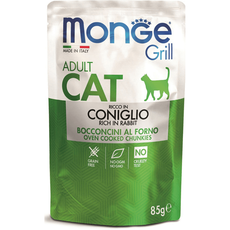 Monge Cat Grill Chunkies with Rabbit 85gr