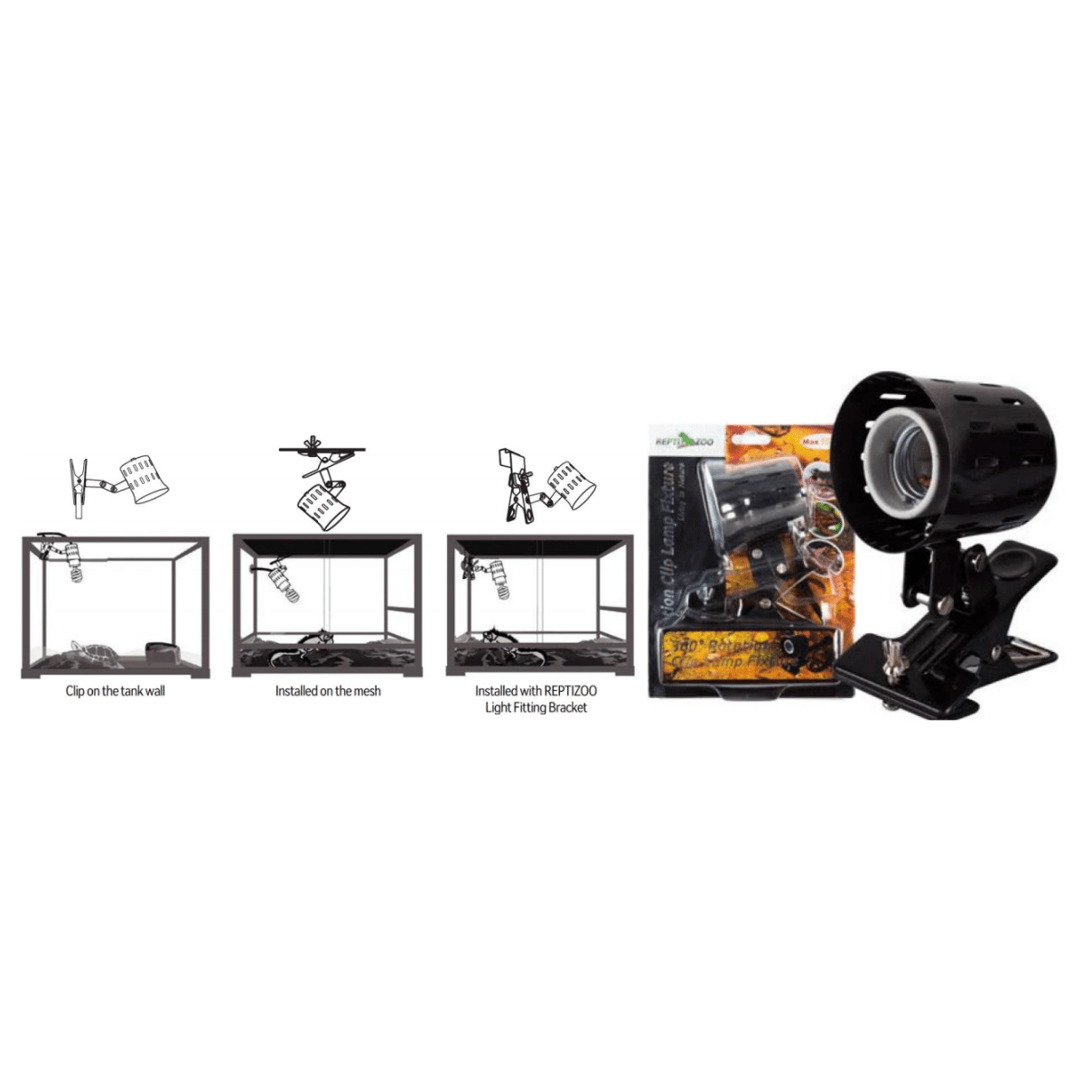 360° Rotation Clip Clamp Fixture