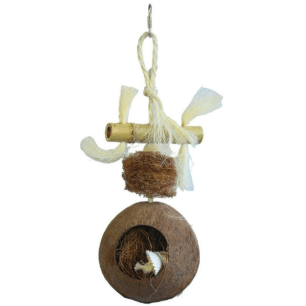 Parakeet Toy Coconut 29x11cm