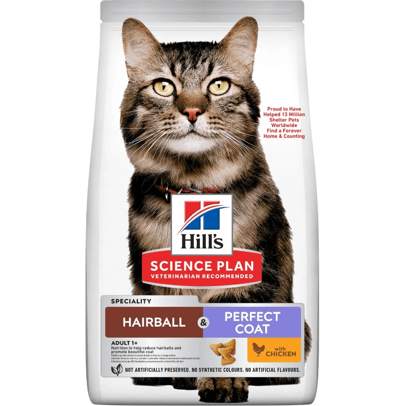 Hill's Science Plan Cat Adult Hairball/Perfect Coat 1.5kg