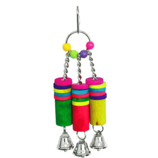 Parakeet Toy Happy Bells 20x6cm