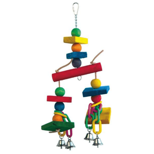 Parrot Toy Pretty Bells 40x15cm