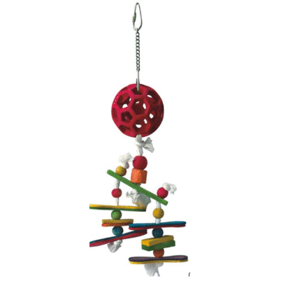 Parakeet Toy Wind Ball 30x14cm