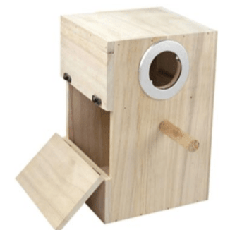 Parakeet Wooden Nest 15x15x22cm