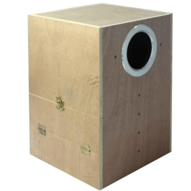 Large Parakeet & Parrot Plywood Nest 25x25x35cm