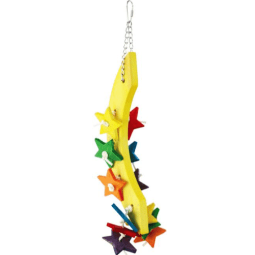 Parakeet Toy Moonstars 40x9cm