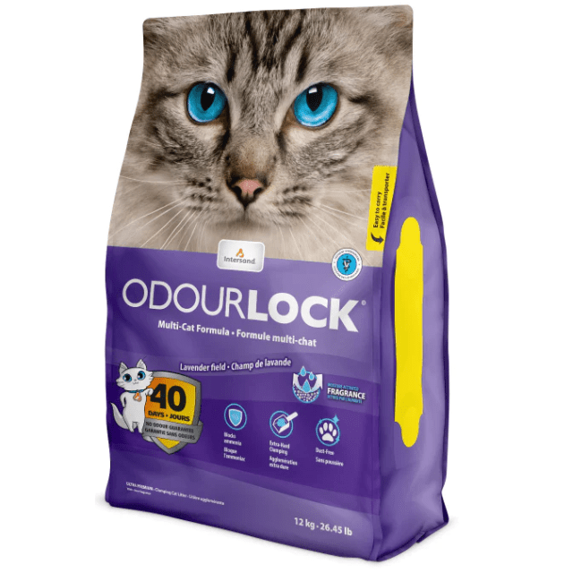 Odour Lock Multi-Cat Litter Lavender 12kg