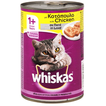 Whiskas 1+ Chicken in Loaf 400gr