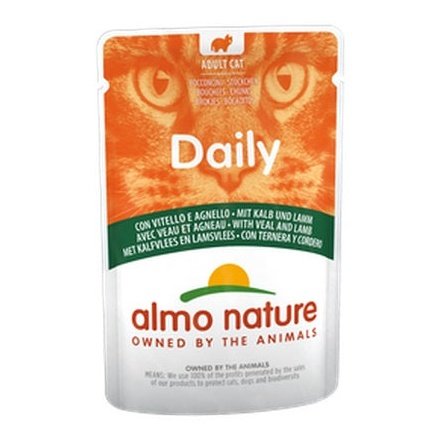 Almo Nature Daily Cats Veal & Lamb 70gr