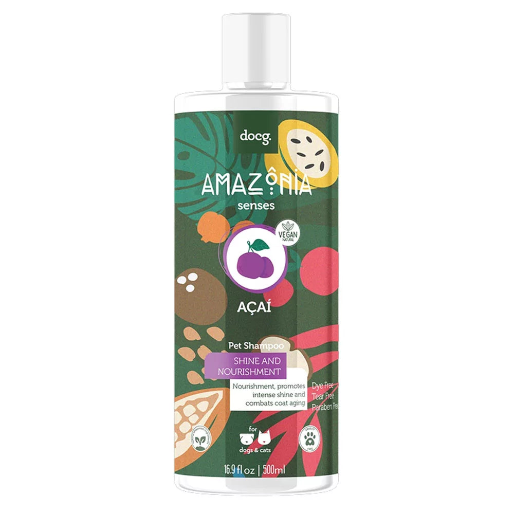 Amazonia Senses Acai Shampoo for Dogs and Cats 500ml