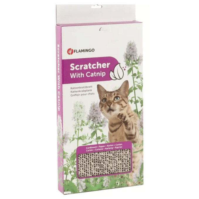 Flamingo Cat Scratching Board L 47.5x23.5x4cm