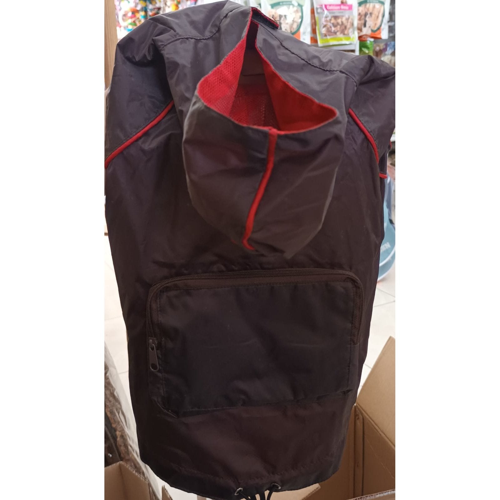 Flamingo Brown/Red Waterproof Coat 38cm