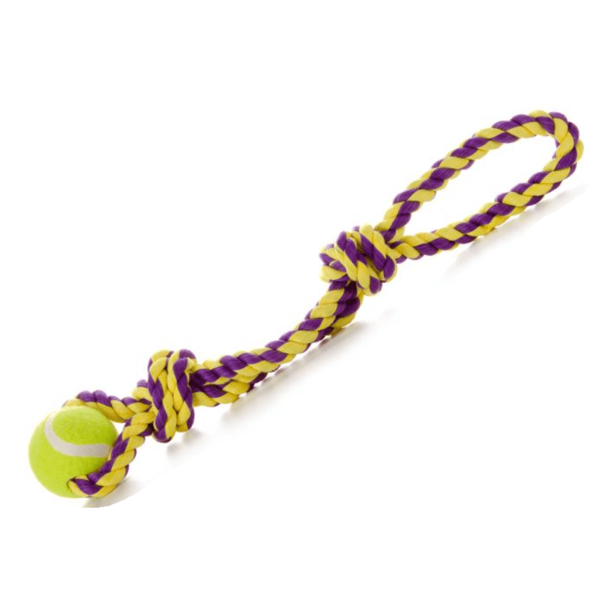 JK Animals Dental Cotton Rope with Ball 1.5x43cm