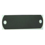 Black Rectangle I.D Tag 5.5x1.4cm