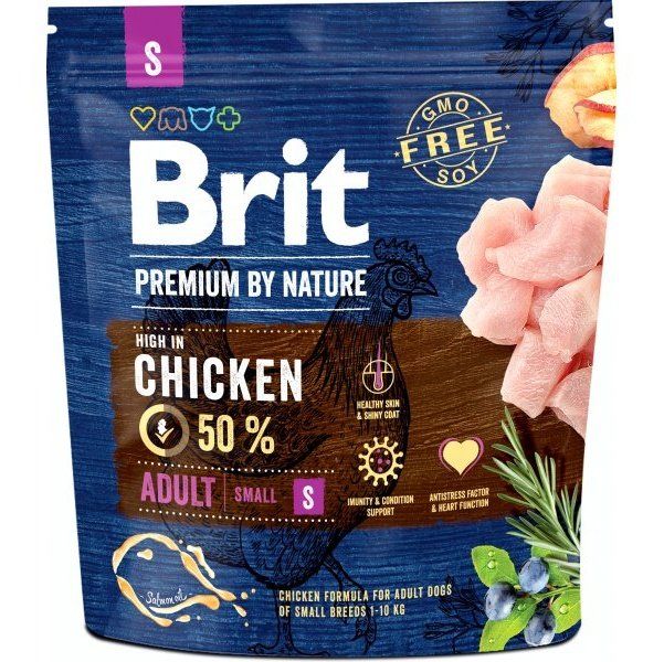 Brit Premium By Nature Adult S 1kg