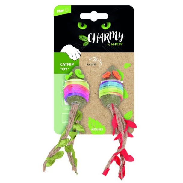 M-Pets Charmy Catnip Toy Mice 13x3x2.5cm