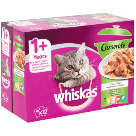 Whiskas Casserole Mixed Selection Box 12x85gr