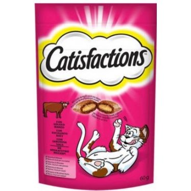 Catisfactions Treats with Beef 60gr