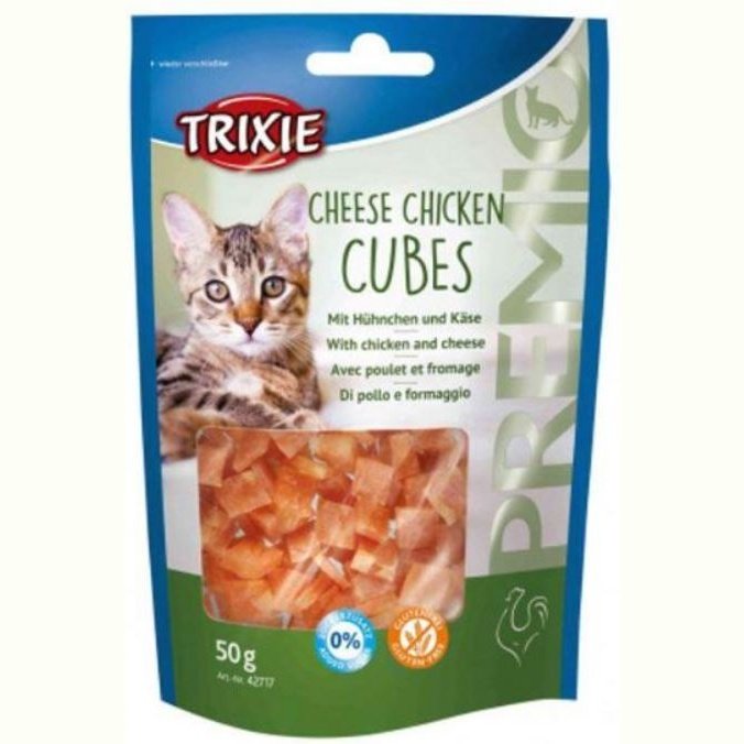 Premio Cheese Chicken Cubes 50gr