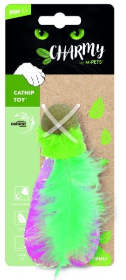 M-Pets Charmy Catnip Toy Firefly 13x4x3cm