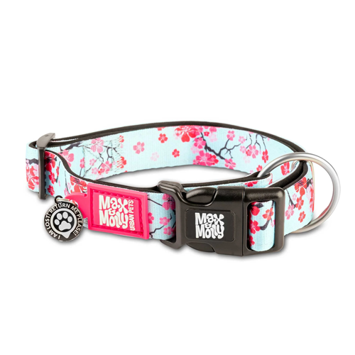 Max & Molly Cherry Bloom Smart ID Collar XS