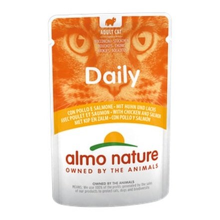 Almo Nature Daily Cats Chicken & Salmon 70gr