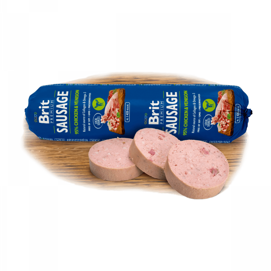 Brit Premium Sausage Chicken & Venison 800gr