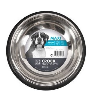 M-Pets Crock Stainless Steel Bowl XXL