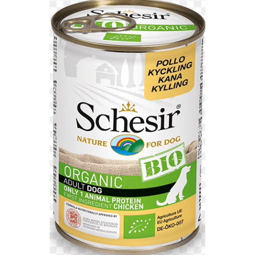 Schesir Bio Dog Organic Adult Chicken 6x400gr