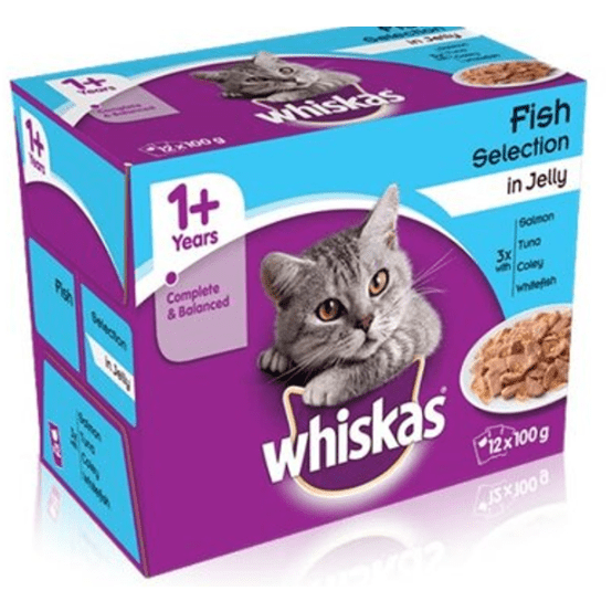 Whiskas Pouch Selection Fish 4x100gr x13pcs