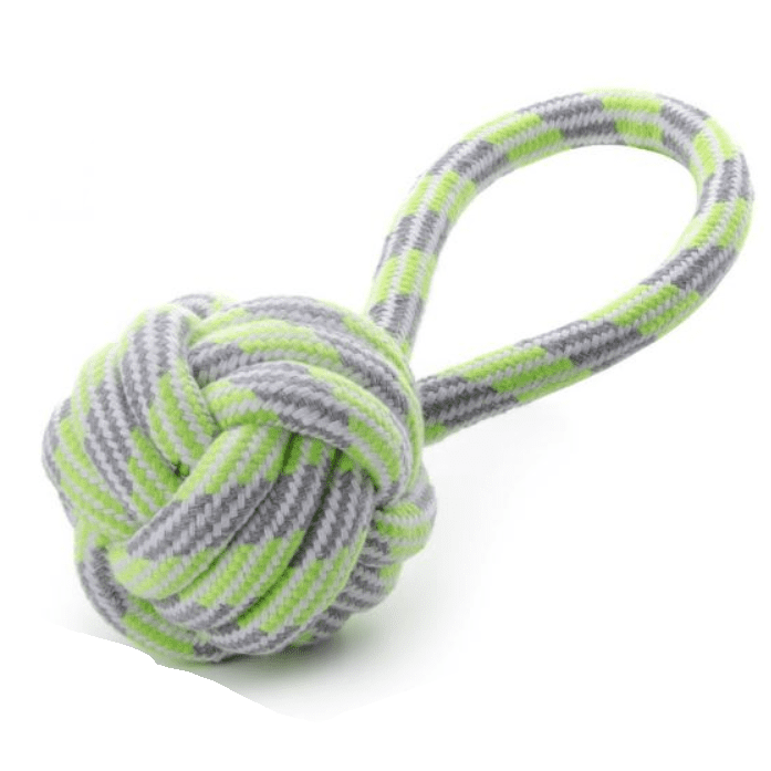 JK Animals Green Cotton Pull Toy 9cm