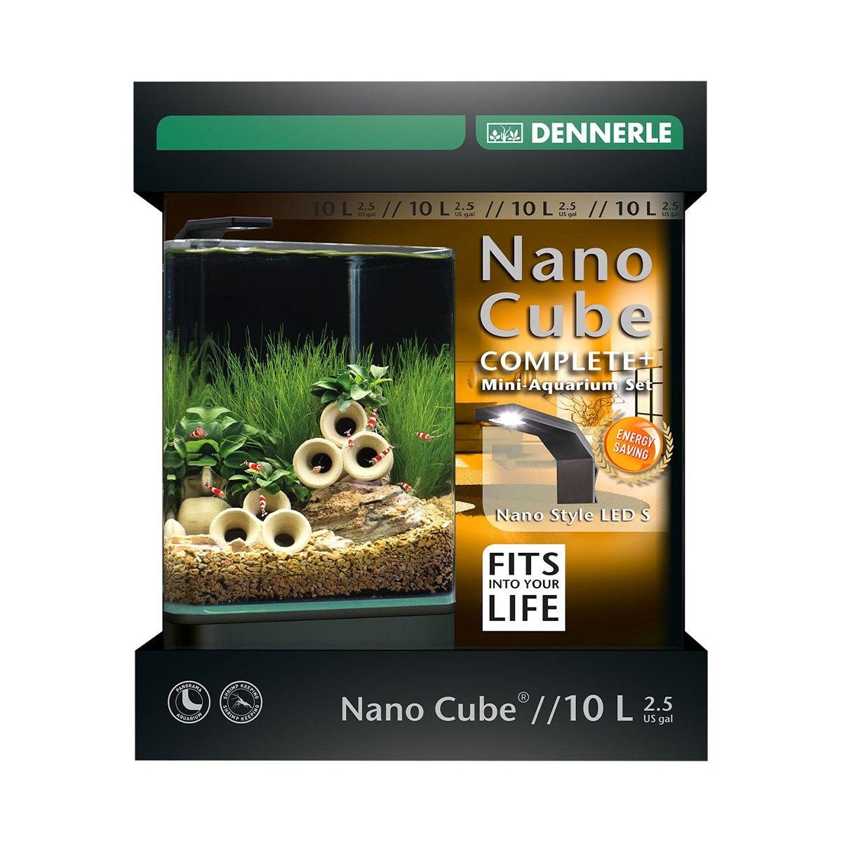 Dennerle Nano Cube Complete+ 10 L – Style LED S