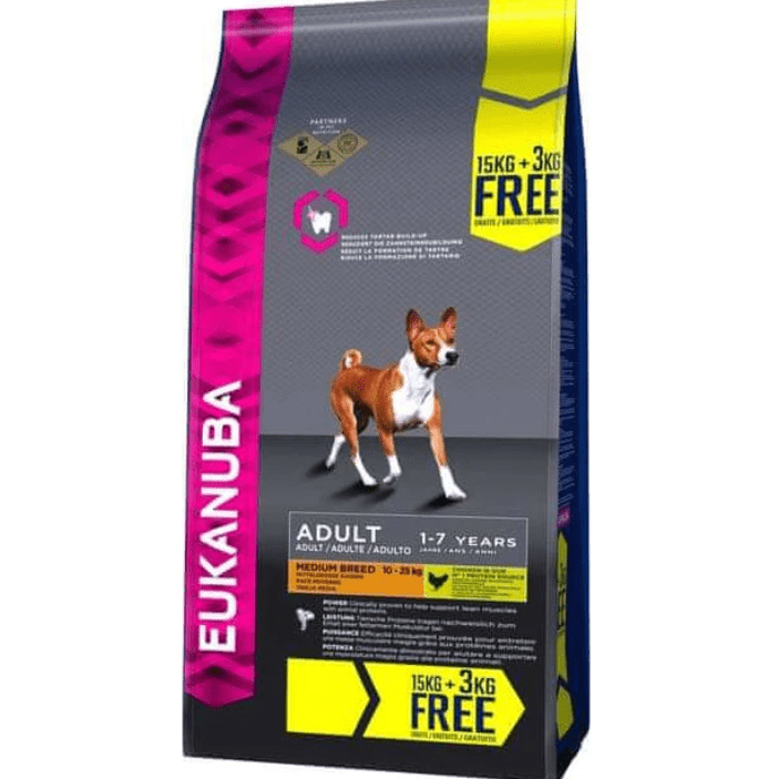 Eukanuba – Active Adult Medium Breed 18kg