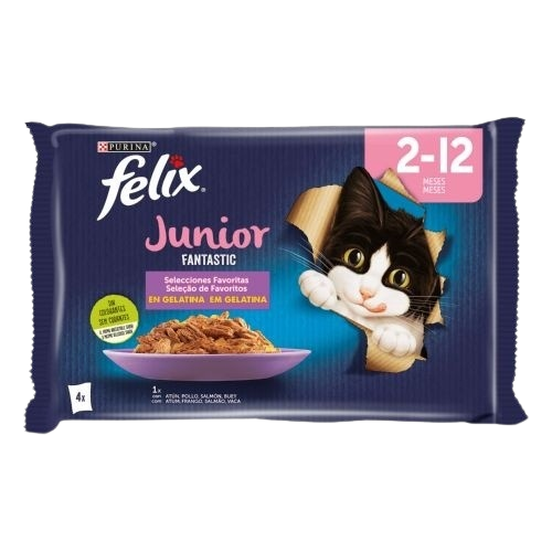 Felix Multipack Assortment Fantastic Junior in Jelly 4x100gr