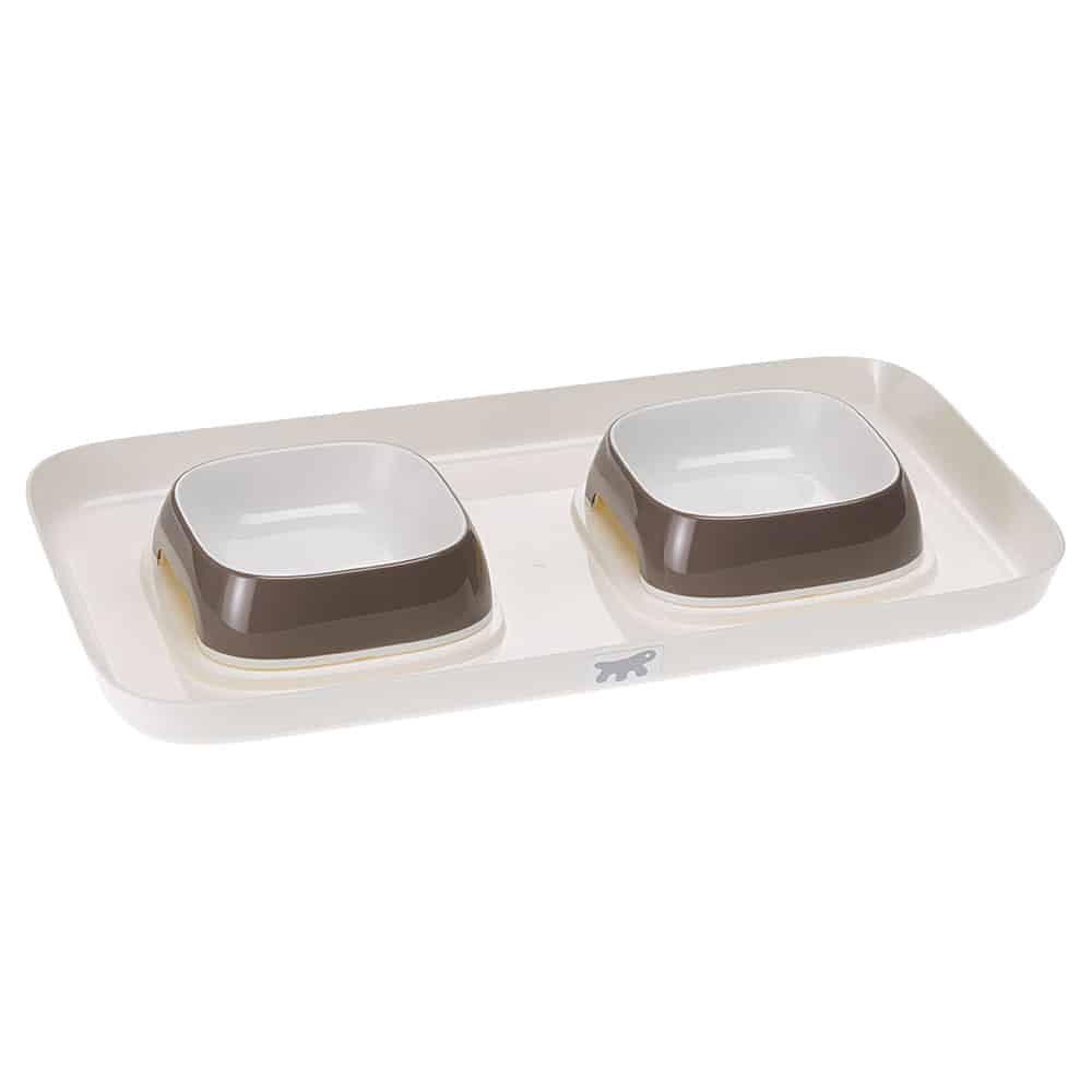 Ferplast Glam Tray S Dove Grey 0.8L 40x23x5.5cm