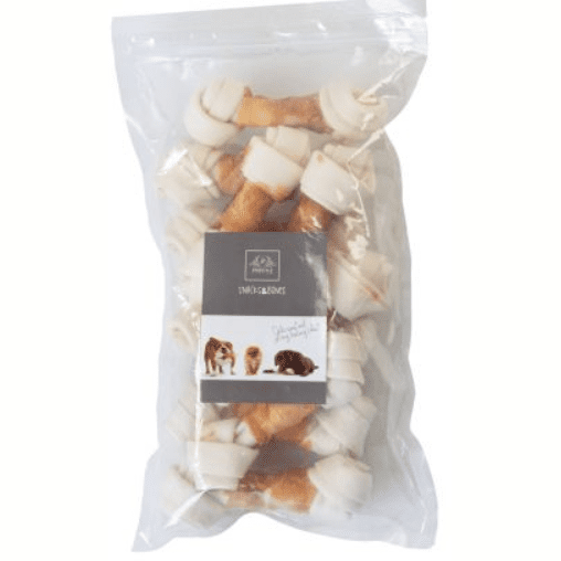 Petstyle Rawhide Knotted Bone & Chicken Twist 13,5cm