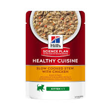 Hills Science Plan Kitten Healthy Cuisine Stew with Chicken In Pouch 80gr